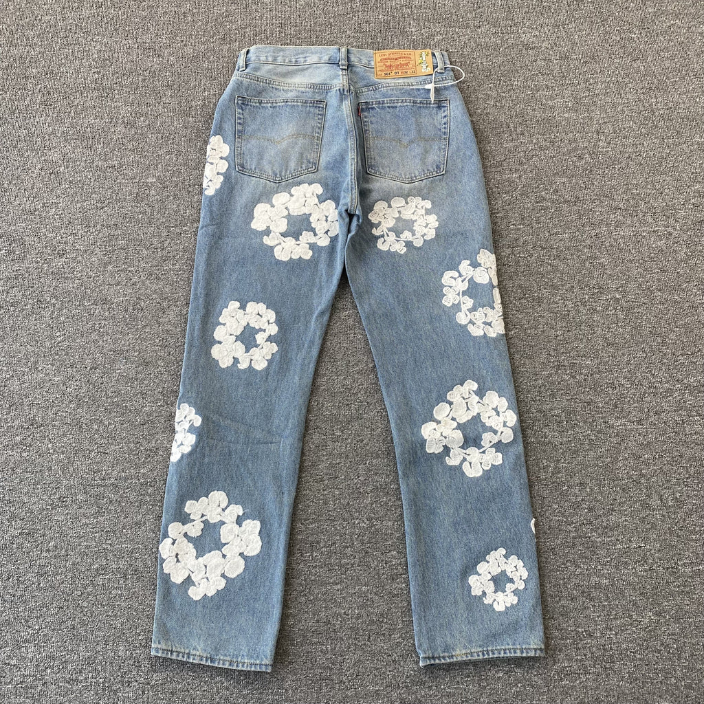 Pantaloni DENIM TEARS Blu Chiaro